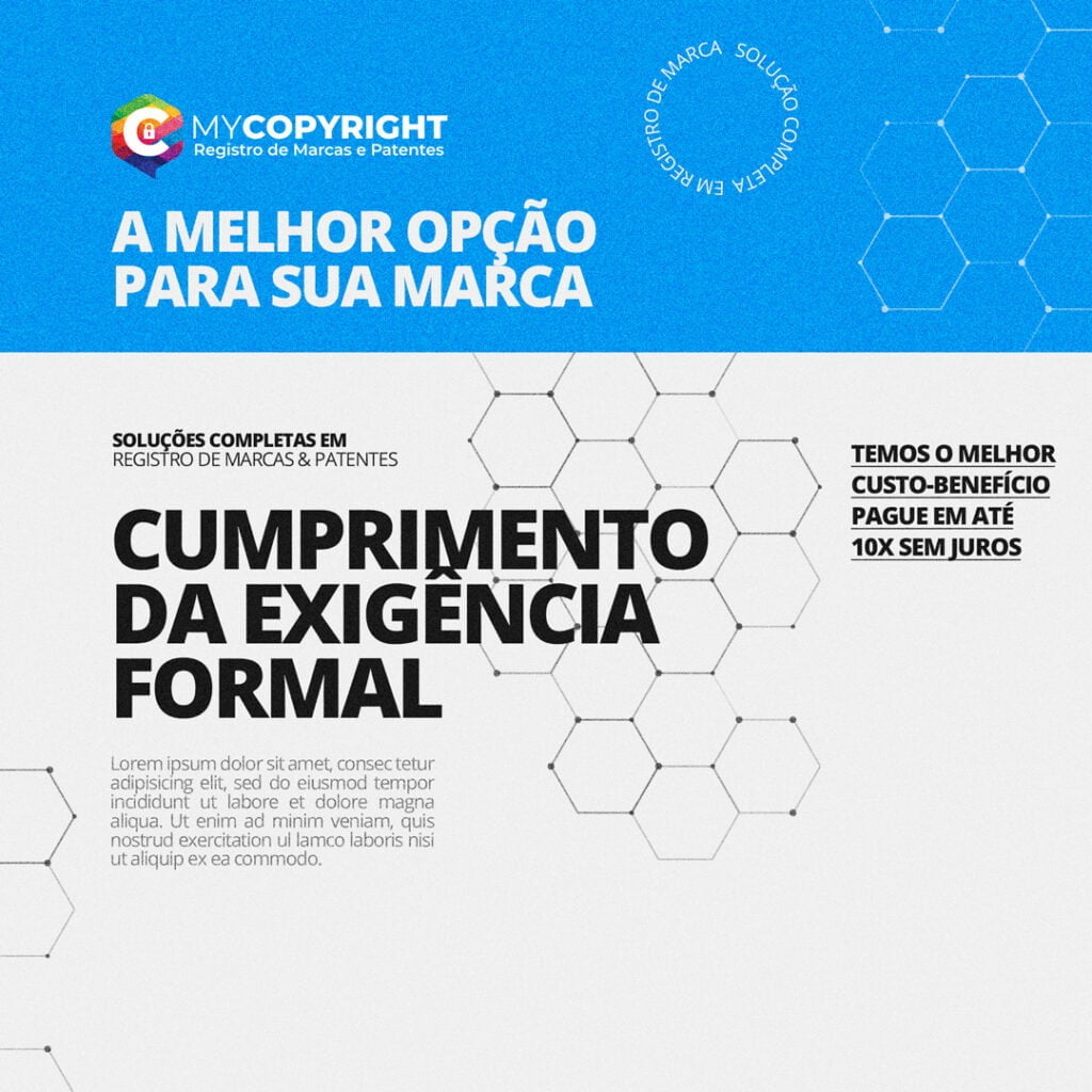 Cumprimento da Exigência Formal