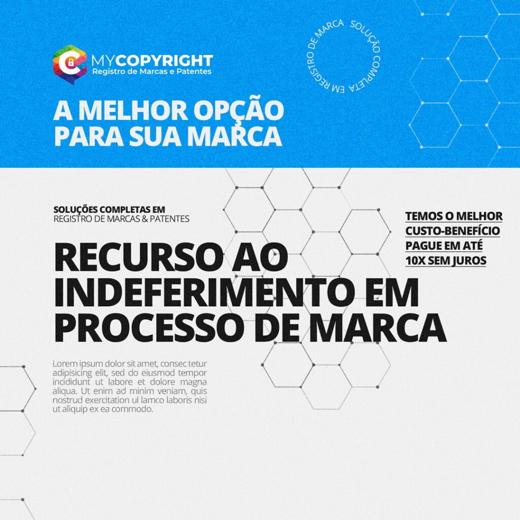 Recurso ao Indeferimento do Registro de Marca